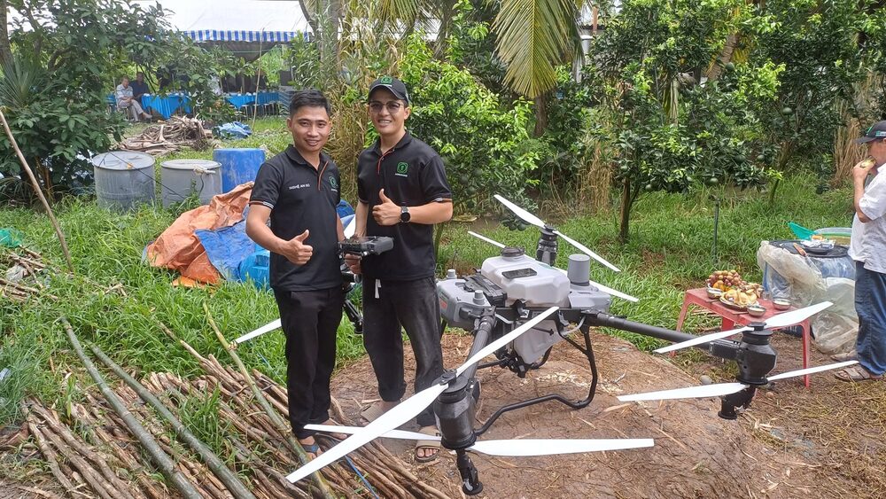 Dịch vụ phun thuốc BVTV bằng Drone