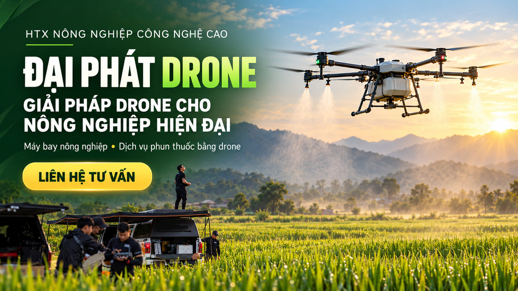 HTX Đại Phát Drone - Nông nghiệp công nghệ cao, Nghệ An